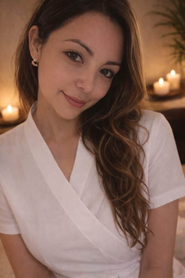 Joven masajista