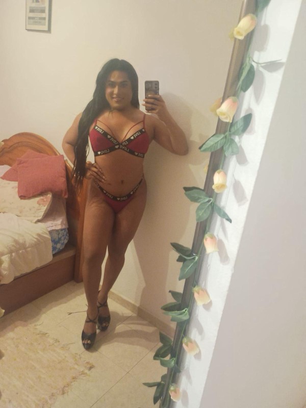 Femenina latina fiestera complaciente