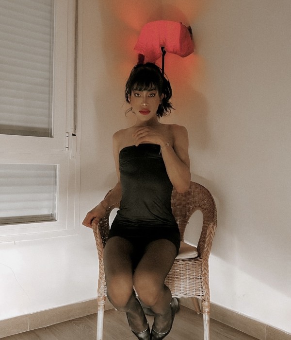 Trans Fiestera en Fuenlabrada, 24hrs entregada complaciente mamada salivada