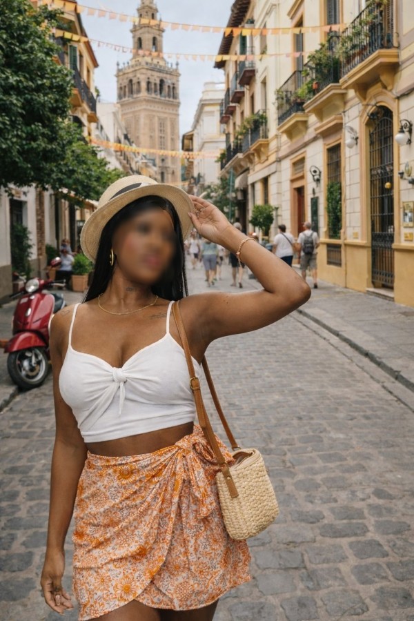 ZARA FIESTERA BESOS CON LENGUA