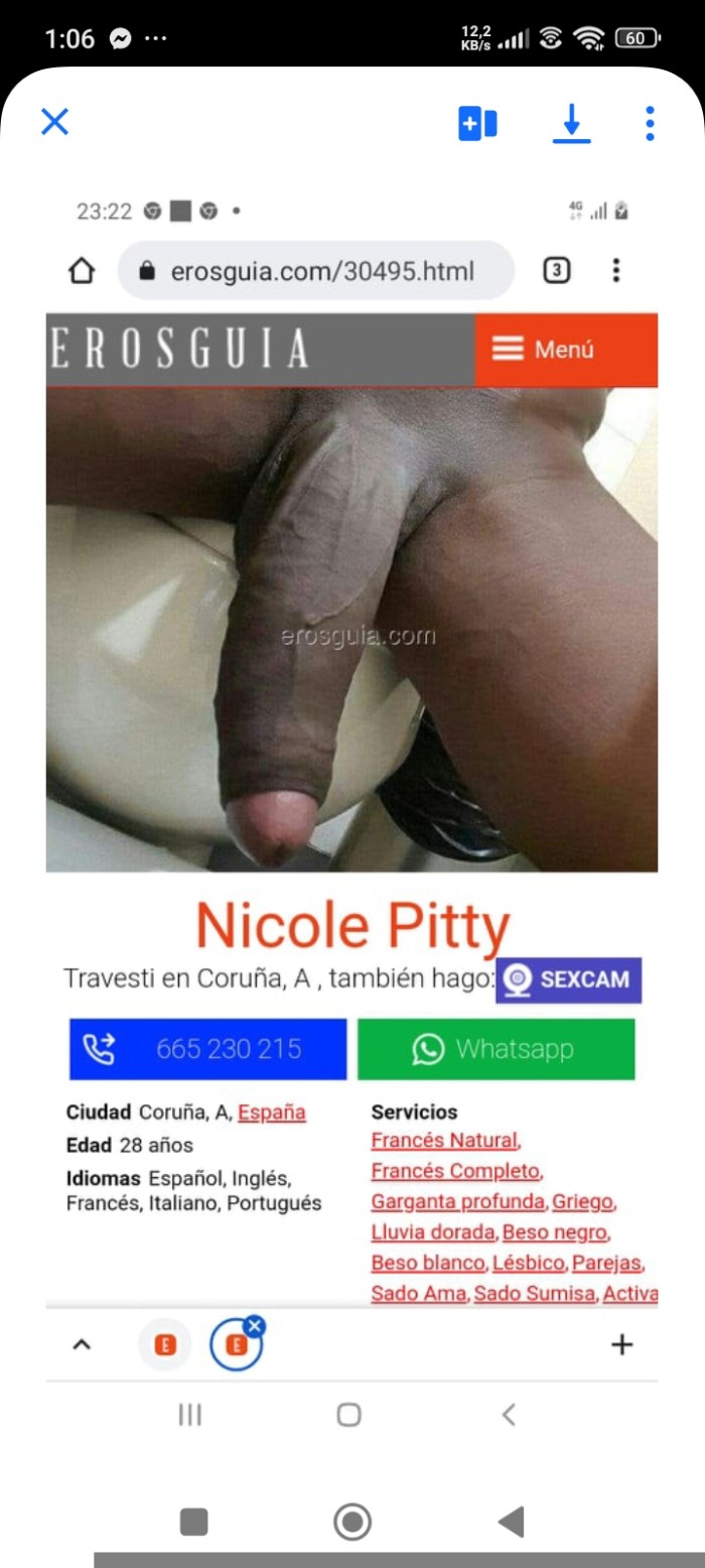 Pitty mulataza brasileña massagista erotica