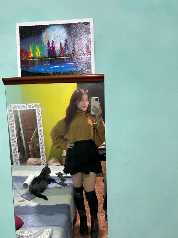 Novedad Andrea joven y hermosa trans femenina