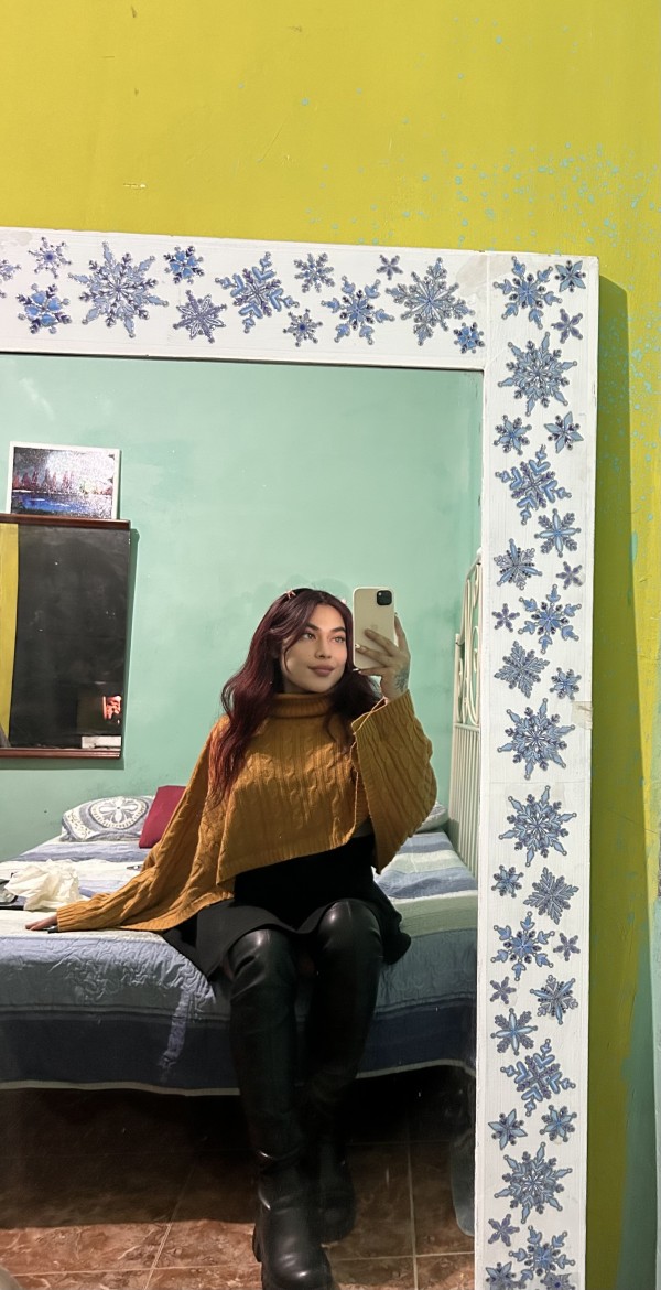 Novedad Andrea joven y hermosa trans femenina