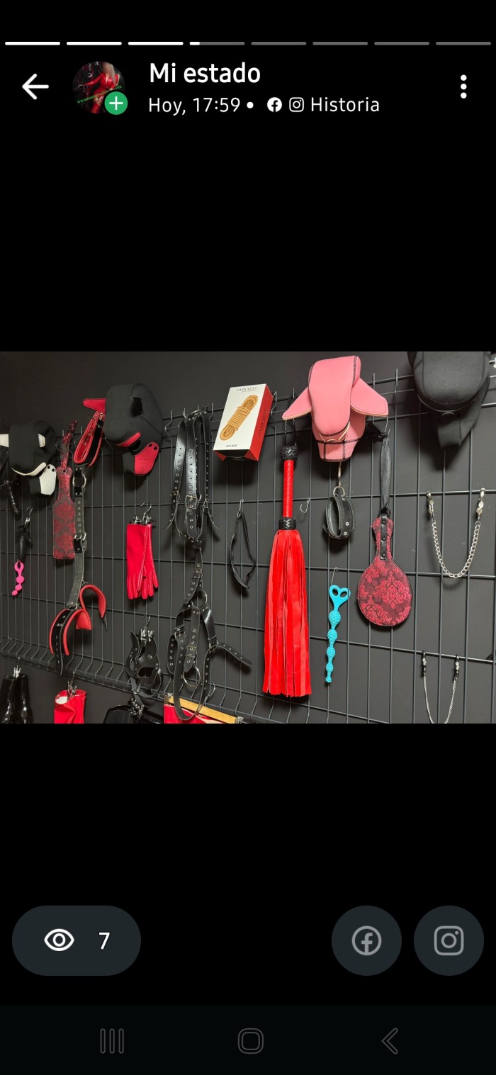 Bdsm dominacion ,sala equipada,arnes
