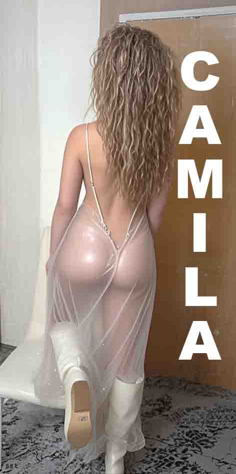 Camila recien llegada, con muchas ganas…