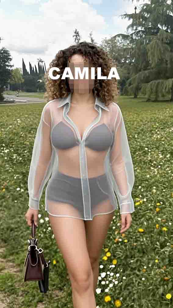 Camila recien llegada, con muchas ganas…