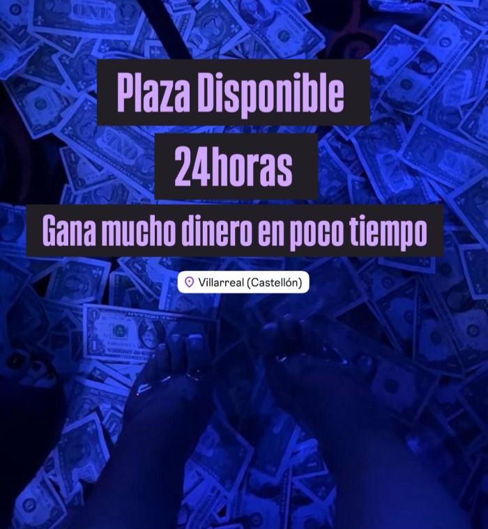 PLAZA DISPONIBLE VIP 24/7 TE ESPERAMOS