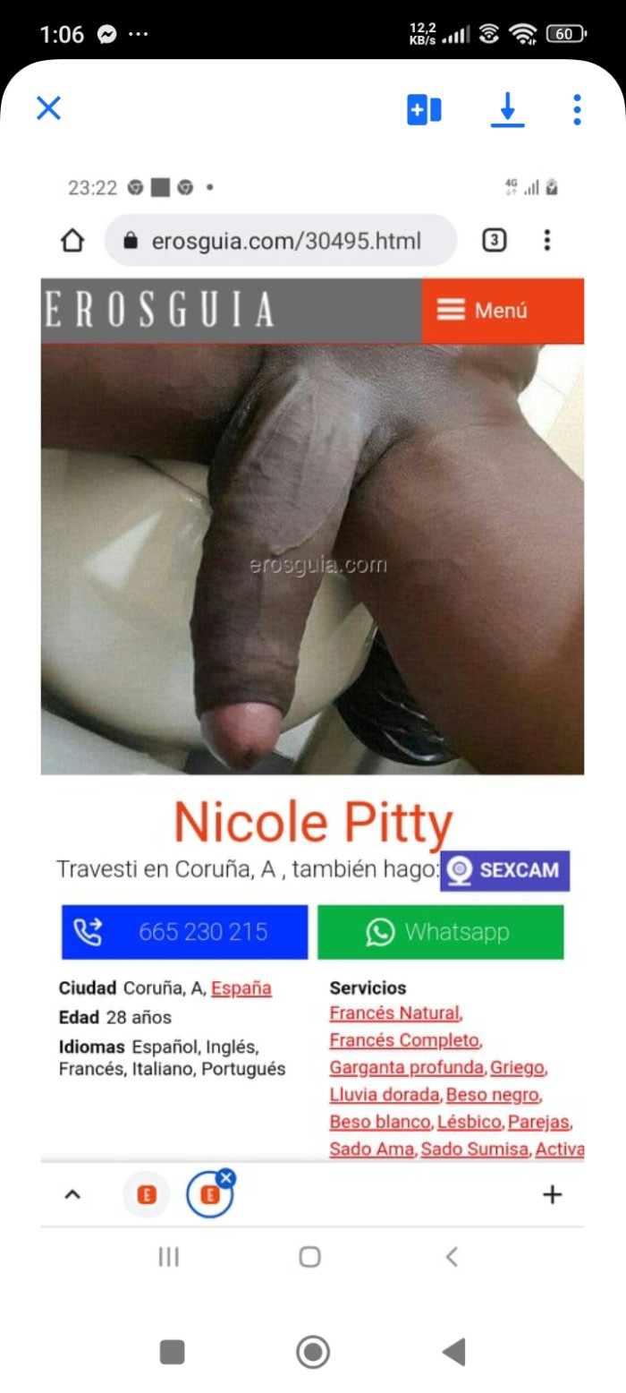 Trans pitty hago vídeo llamada erotico pagamento b