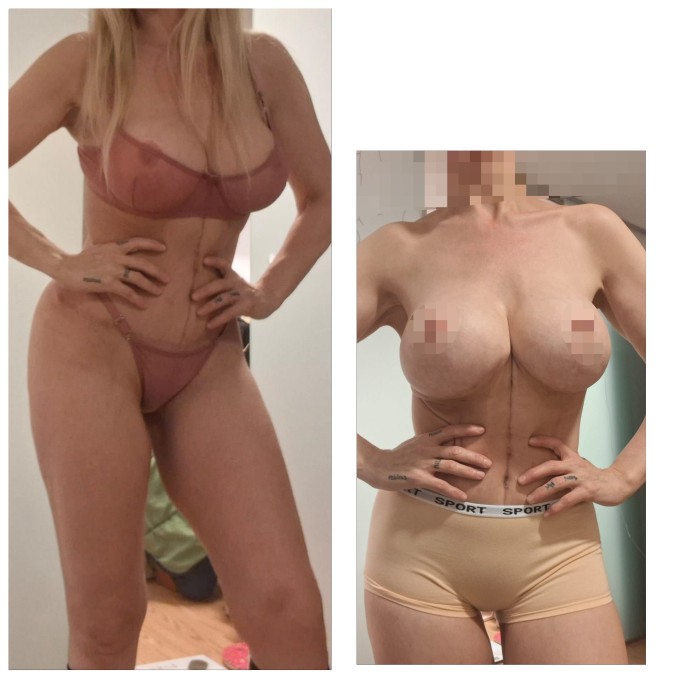 Rubia guapísima, pecho grande y perfecto, implicad