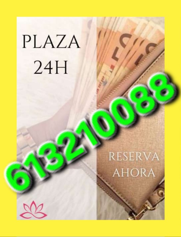 PLAZA DISPONIBLE INMEDIATA PARA HOY MISMO