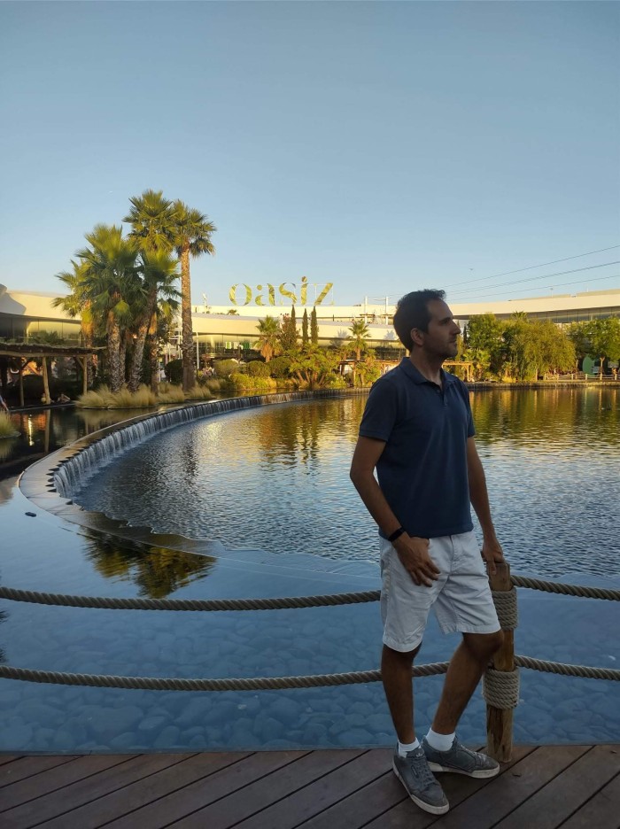 Pareja masajes a 4 manos