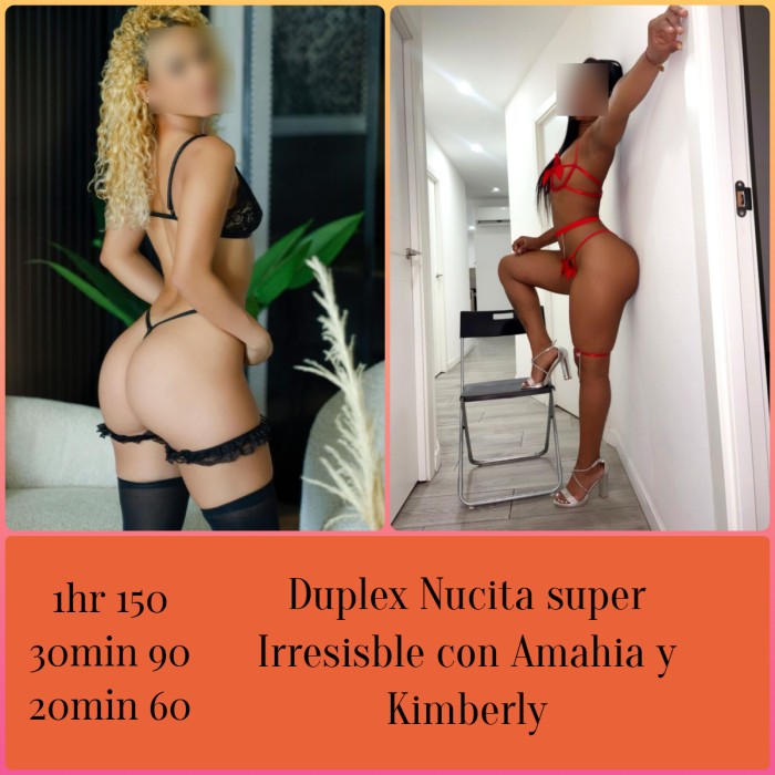 DUPLEX CON RUBIA Y MORENA POR 150€ QUE DELICIA.!