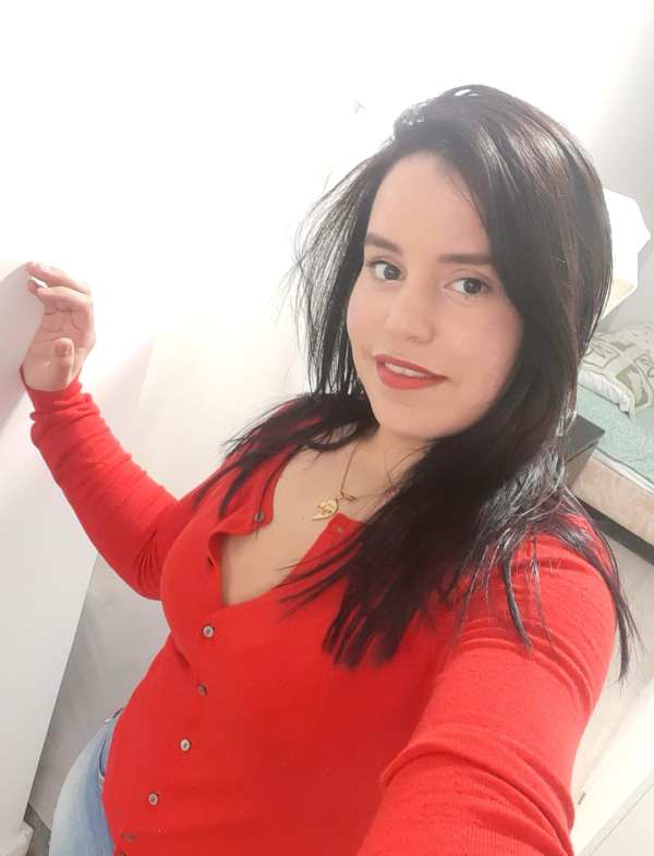Novedad linda colombiana blanquita complaciente