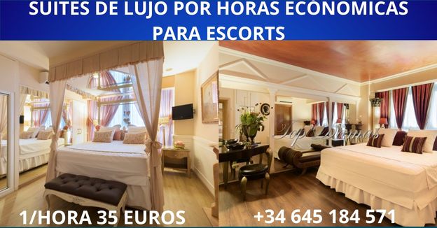 SUITES DE LUJO ECONÓMICAS   PARA ESCORTS
