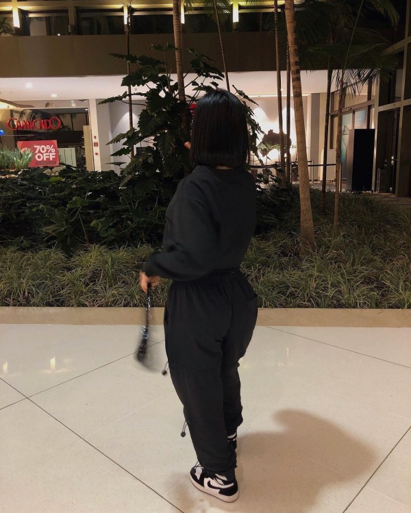 Morena con buen cuerpo