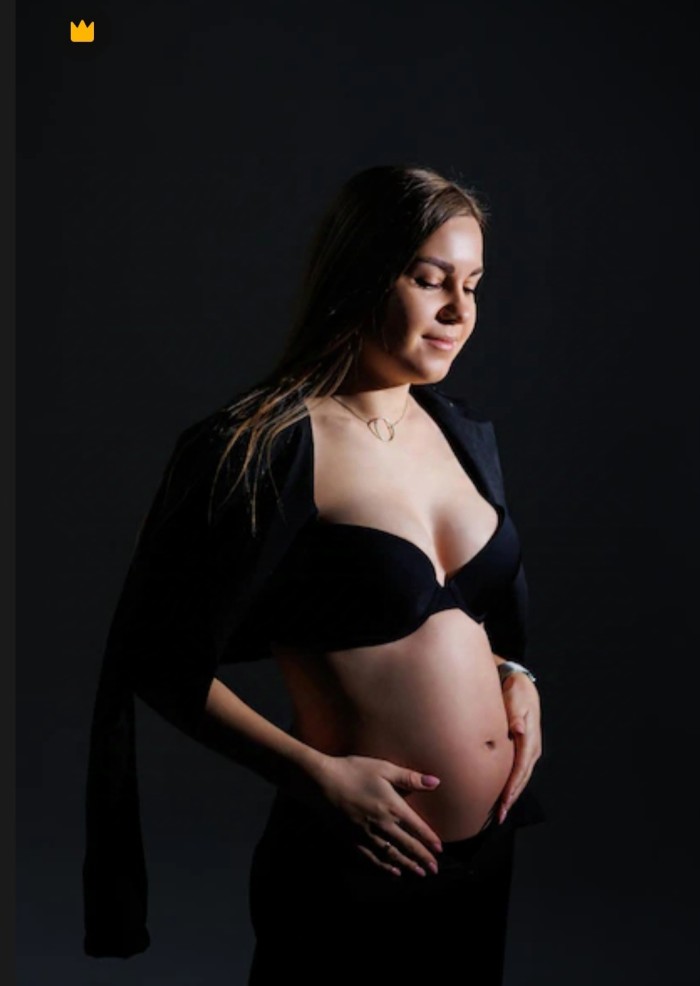 Una linda embarazada