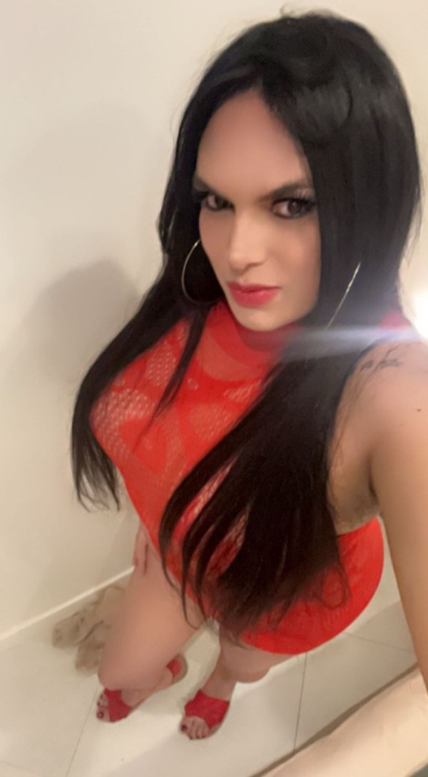 Hermosa chica trans latina