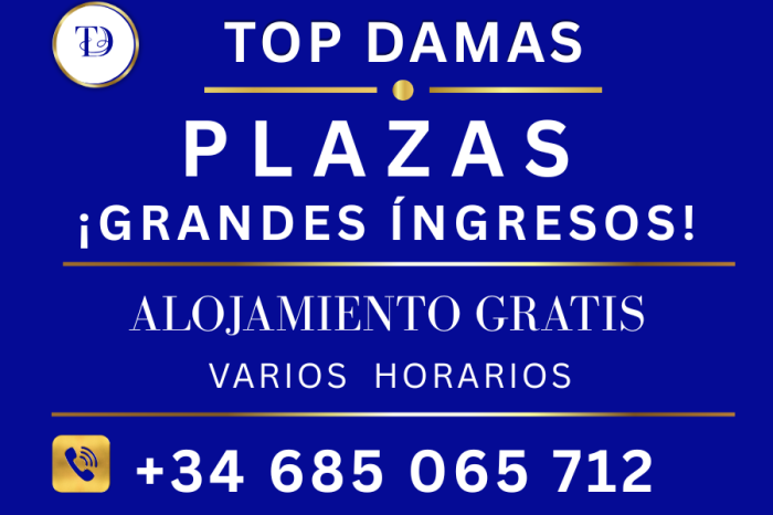 GRANDES INGRESOS, LA MEJOR PLAZA EN BARCELONA