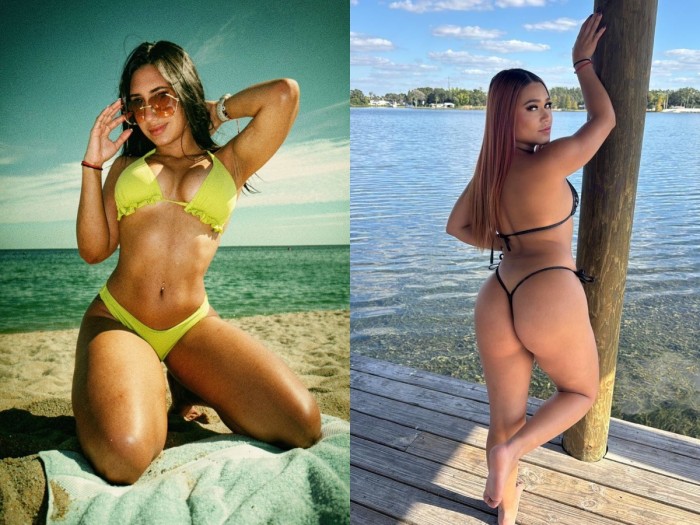 DOS BOMBONES PIBONES, SOLO UNA SEMANA MODELOS TOP