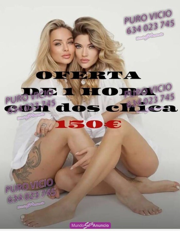 ¡*SUPER OFERTA* POR SOLO 150€ 2 CHICAS *MOJADITAS Y CACHONDAS! 24/7
