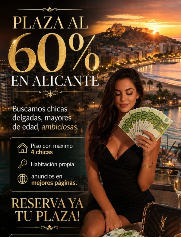 SE OFRECE PLAZA PARA CHICAS DE NIVEL EN ALICANTE