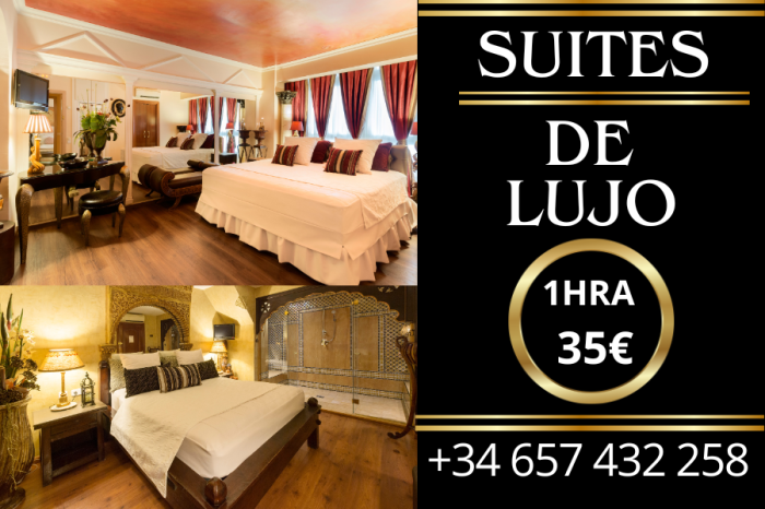 suites de lujo alquiler 1/h 35 euros Barcelona