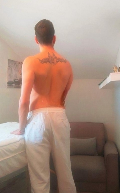Masaje relajante masculino para hombres