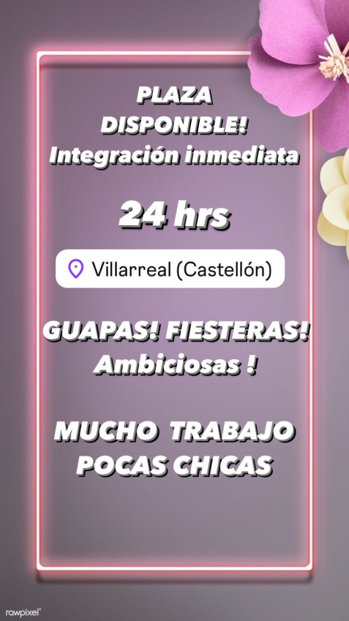 PLAZA DISPONIBLE 24H