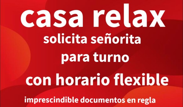 plaza disponibiles para turnos de dia o noche horario flexible