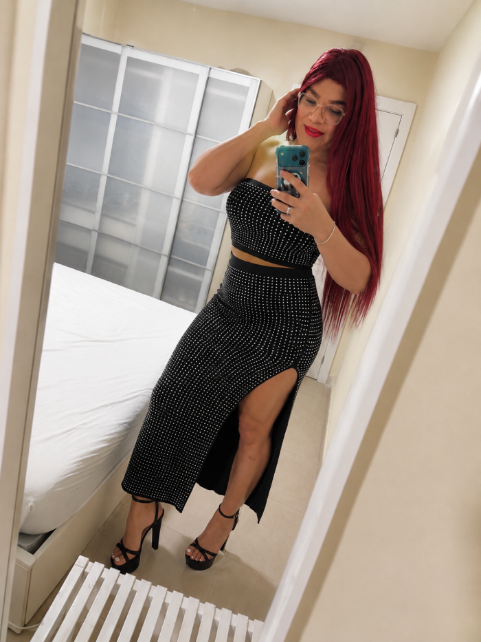 Alexandra Nena Trans Fiestera en Playa del Inglés.