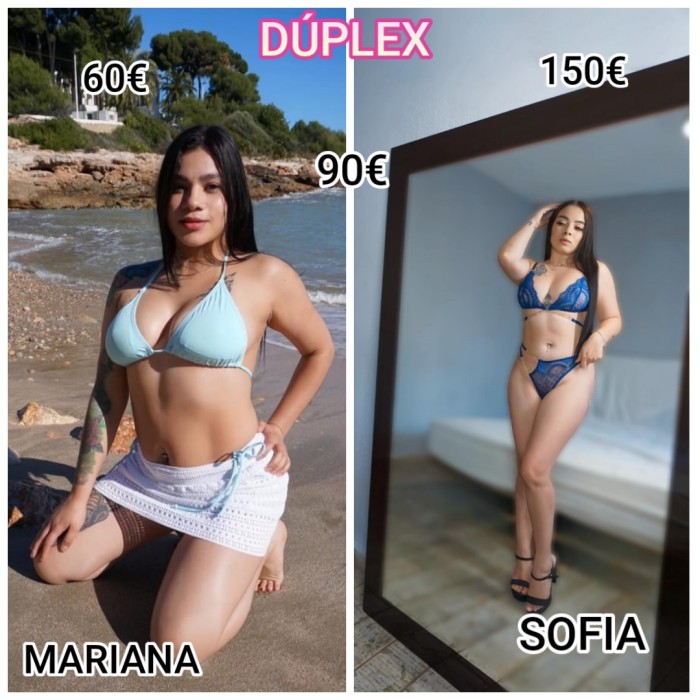 MARIANA Y SOFIA HERMOSAS MORBOSA Y BIEN MOJADITAS