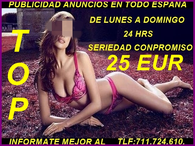 PUBLICATE ANUNCIOS 25 EUR 4 PAGINAS Y 1 TOP 24 HRS