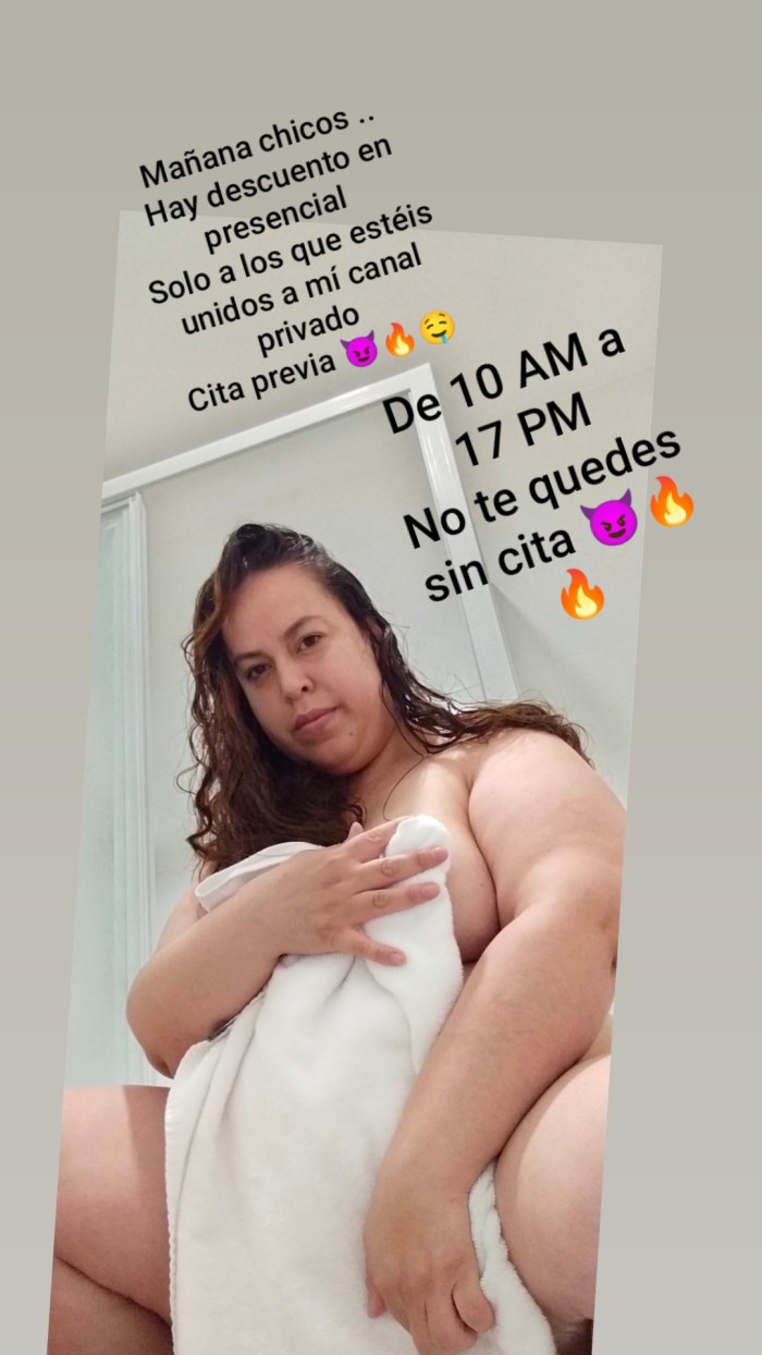 Gordita super morbosa SOLO DESPLAZAMIENTOS