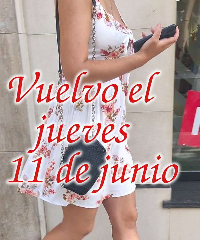 LOURDES ESPAÑOLA, VUELVO EL 11 DE JUNIO