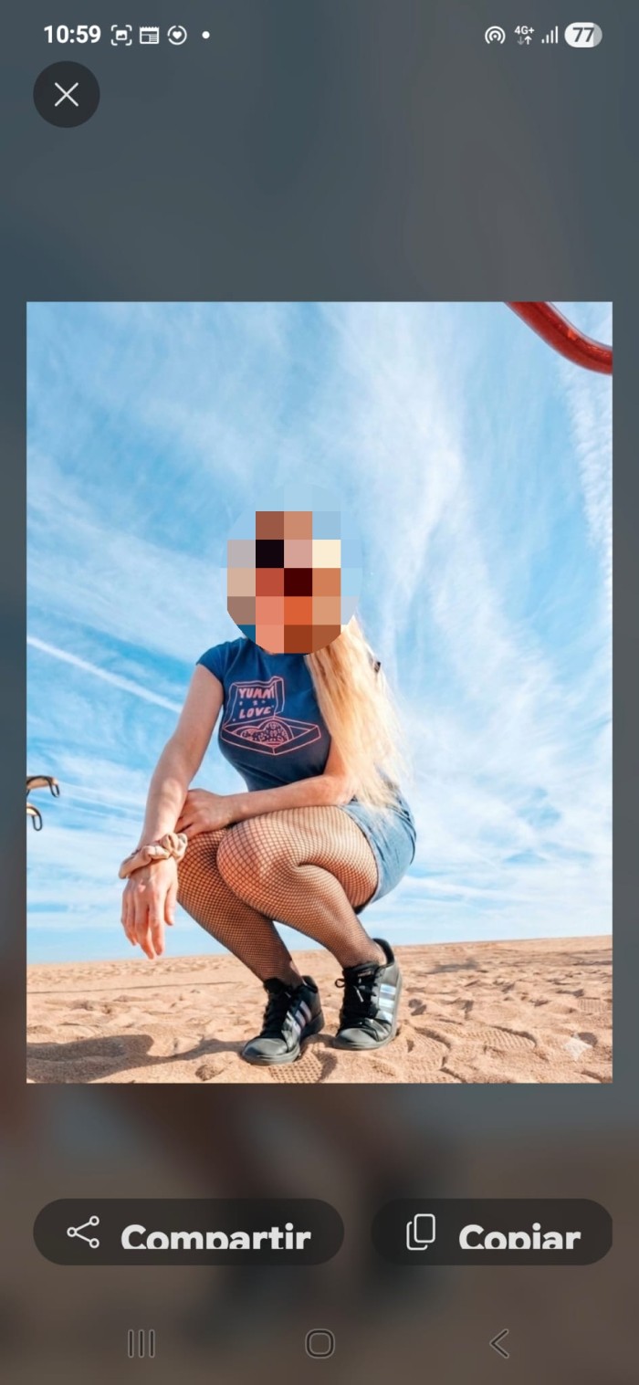 ESPAÑOLA Modelo guapisima, IMPLICADA,