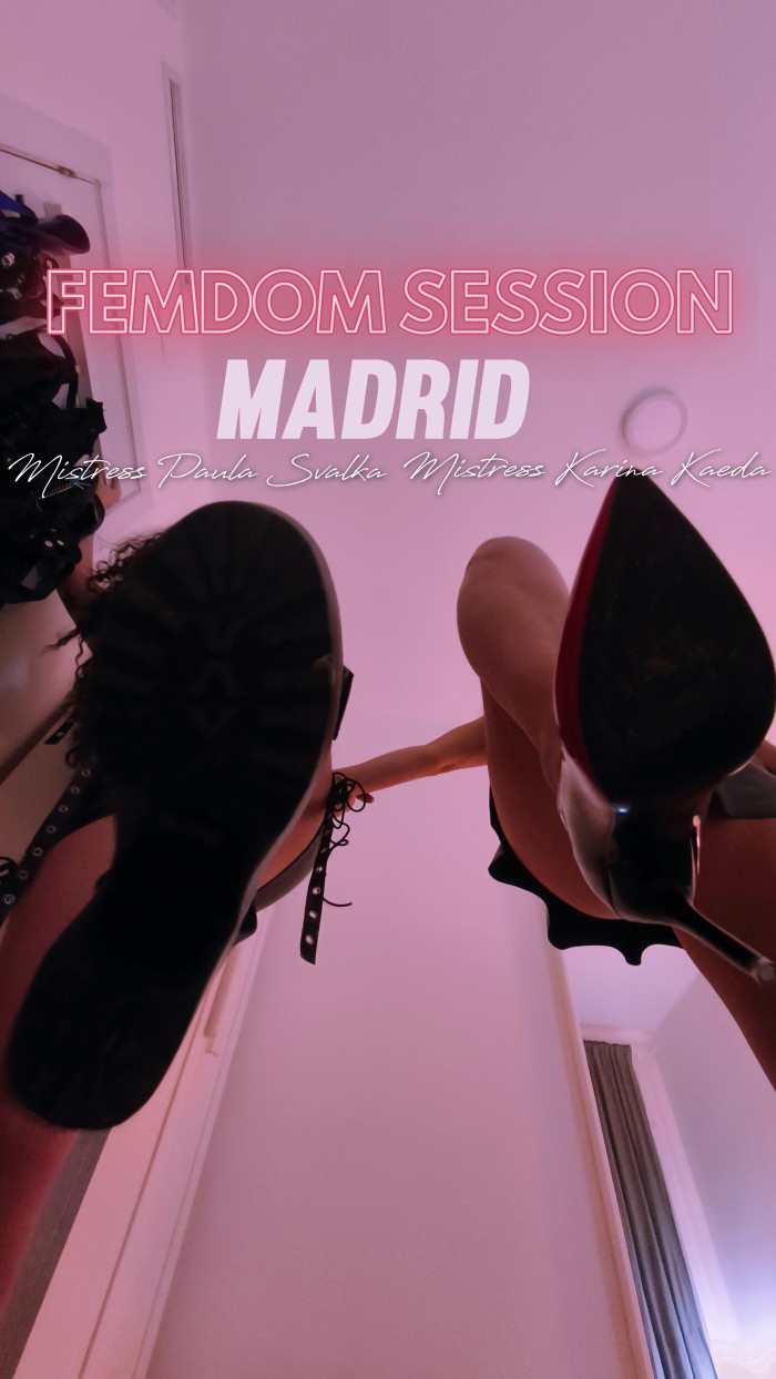 Dúo Mistress del pegging en Madrid