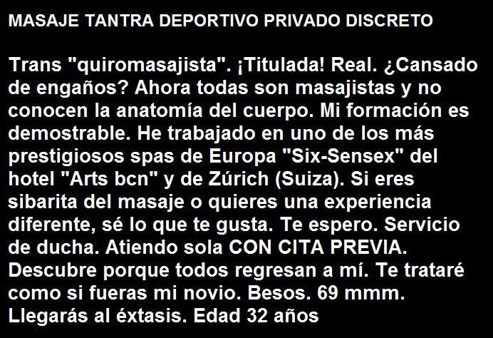 SANDRA TRANS MASAJISTA EN FIGUERES