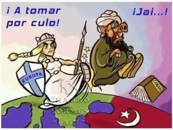 SÓLO MÍ RAZA BLANCA. NI MOROS NI NEGROS.!