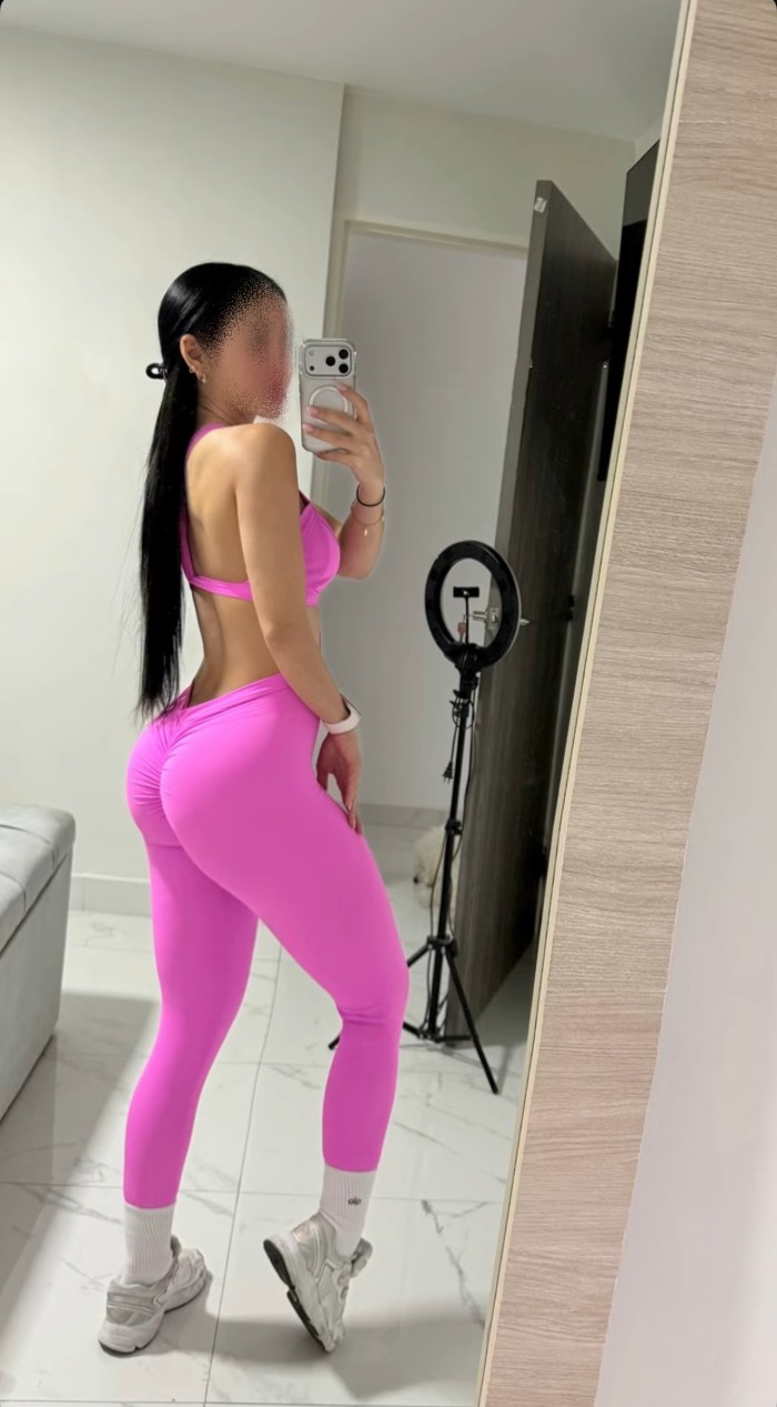 Bellísima joven fotos real pocos días en Santiago