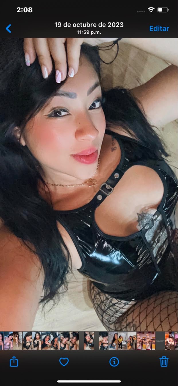Salomé pelinegra recién llegadita con muchas ganas
