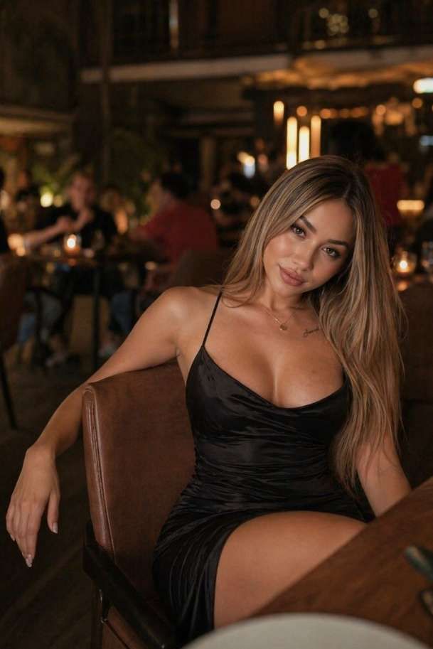 Joven colombiana alegre divertida juguetona