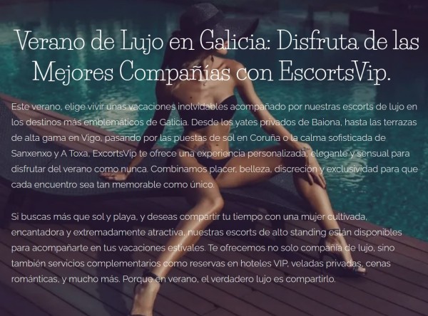 Agencia de Escorts de alto Standing