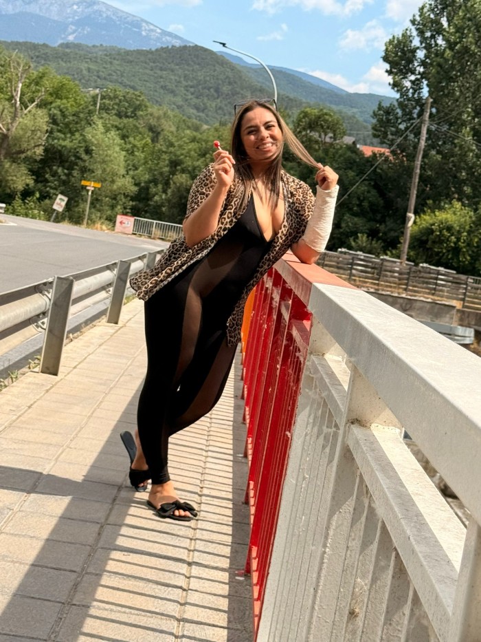 Chica agradable y muy sonriente, lo pasaremos geni
