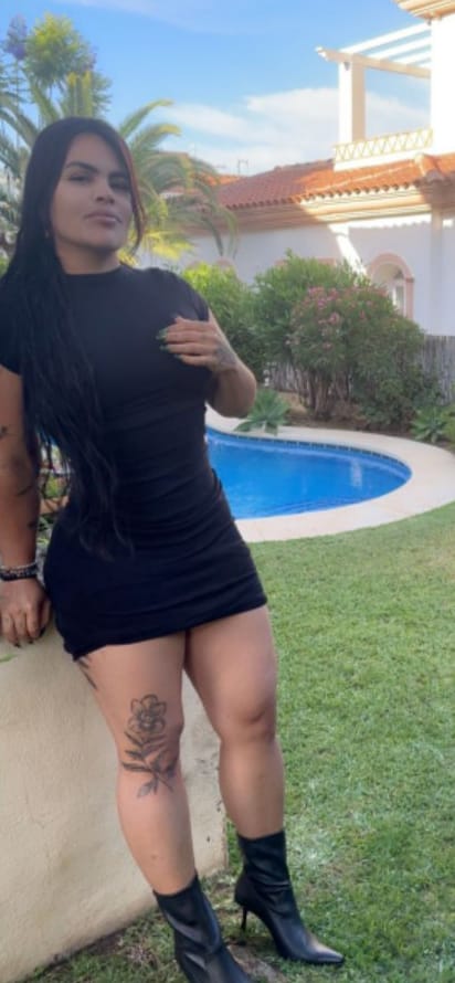 Colombiana dispuesta a todo.