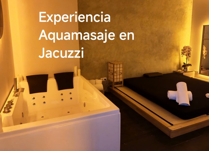 Aquamasaje en Jacuzzi Masaje en Agua Barcelona