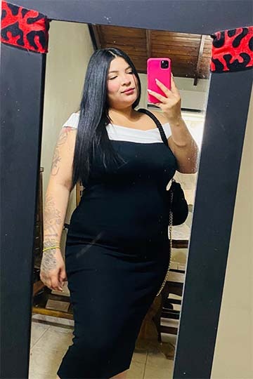Rellenita viciosa, súper morbosa, tetas de escánda