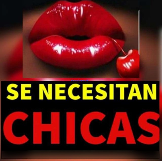 Se necesita chicas para trabajar