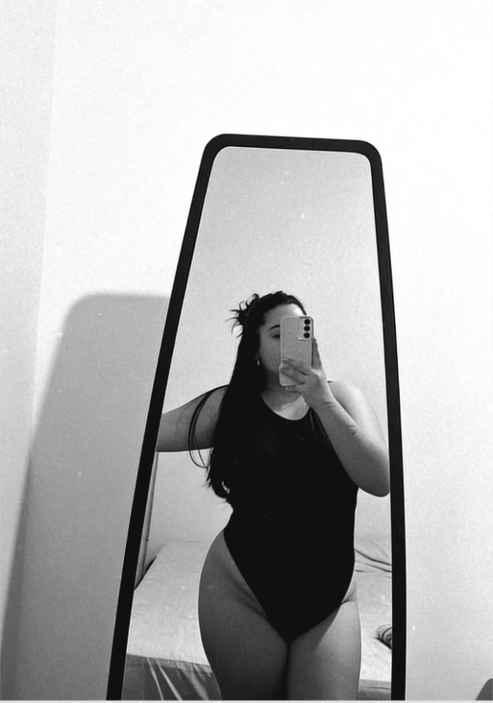 Gordita exotica de paso por palma