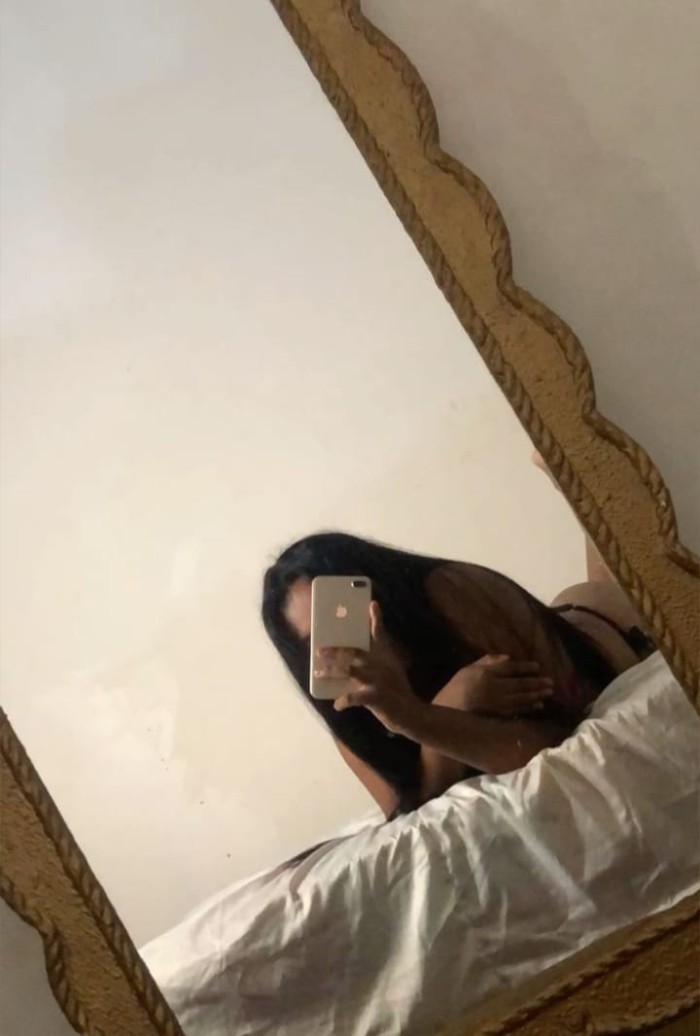 Gordita exotica de paso por palma