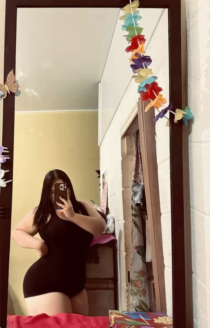Gordita exotica de paso por palma